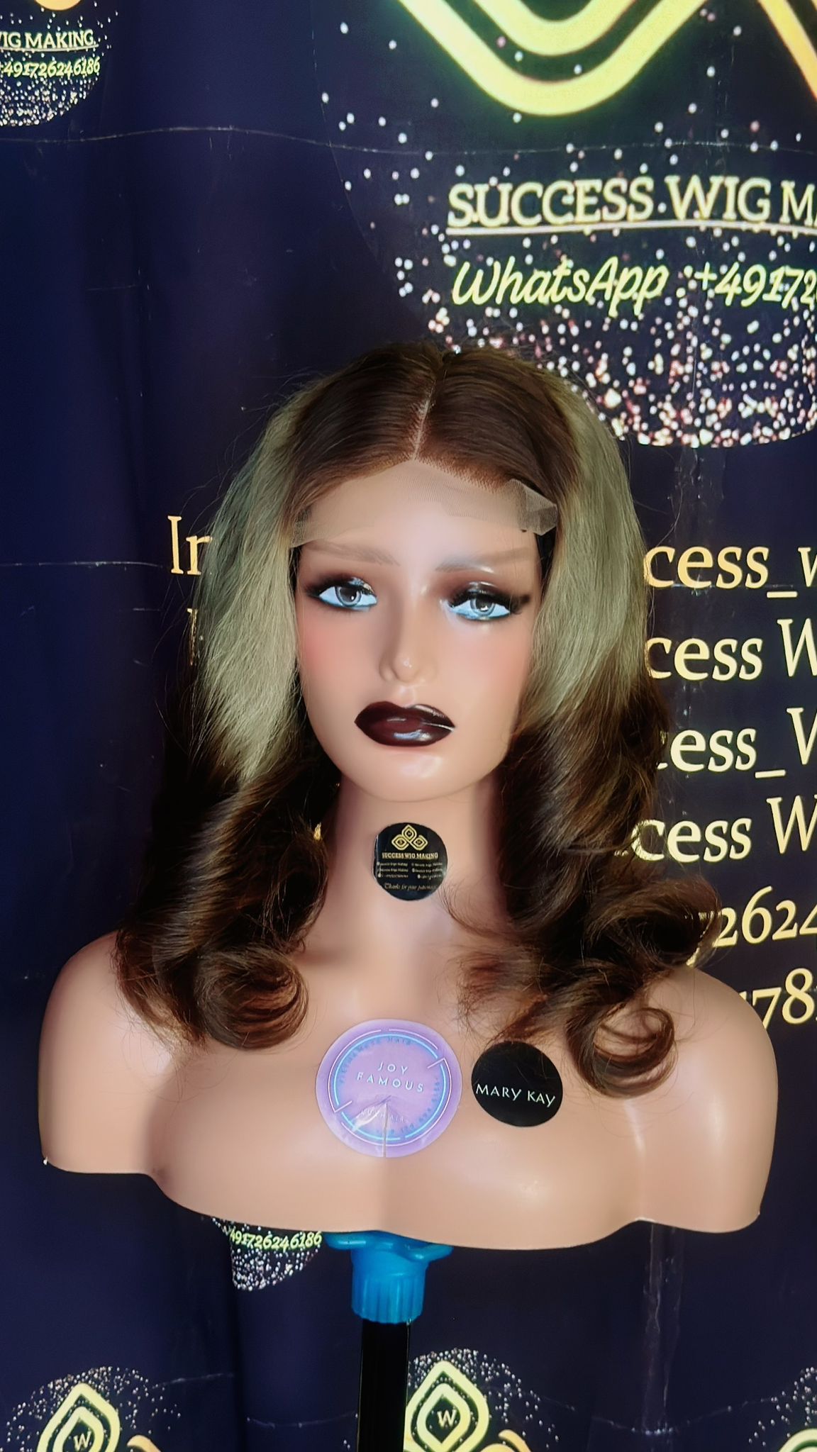 Luxury sdd Vietnamese grey 2tone bouncy curly