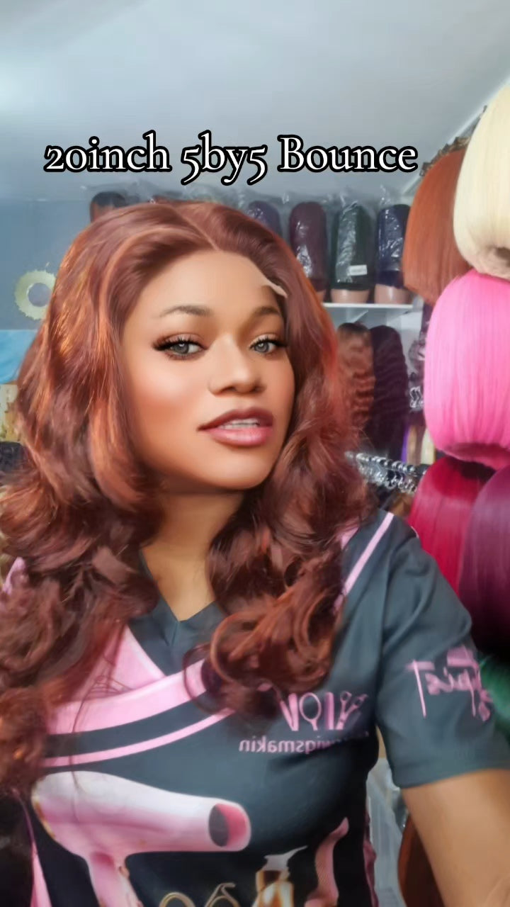 5by5 loose bounce wig