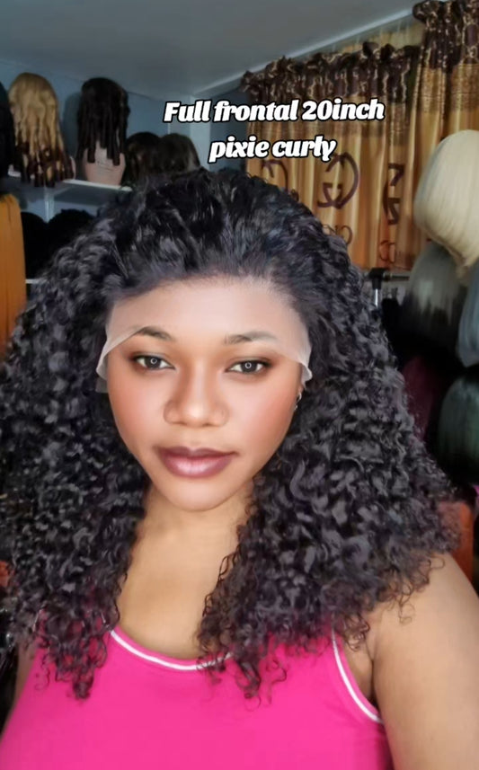 Frontal pixie curly