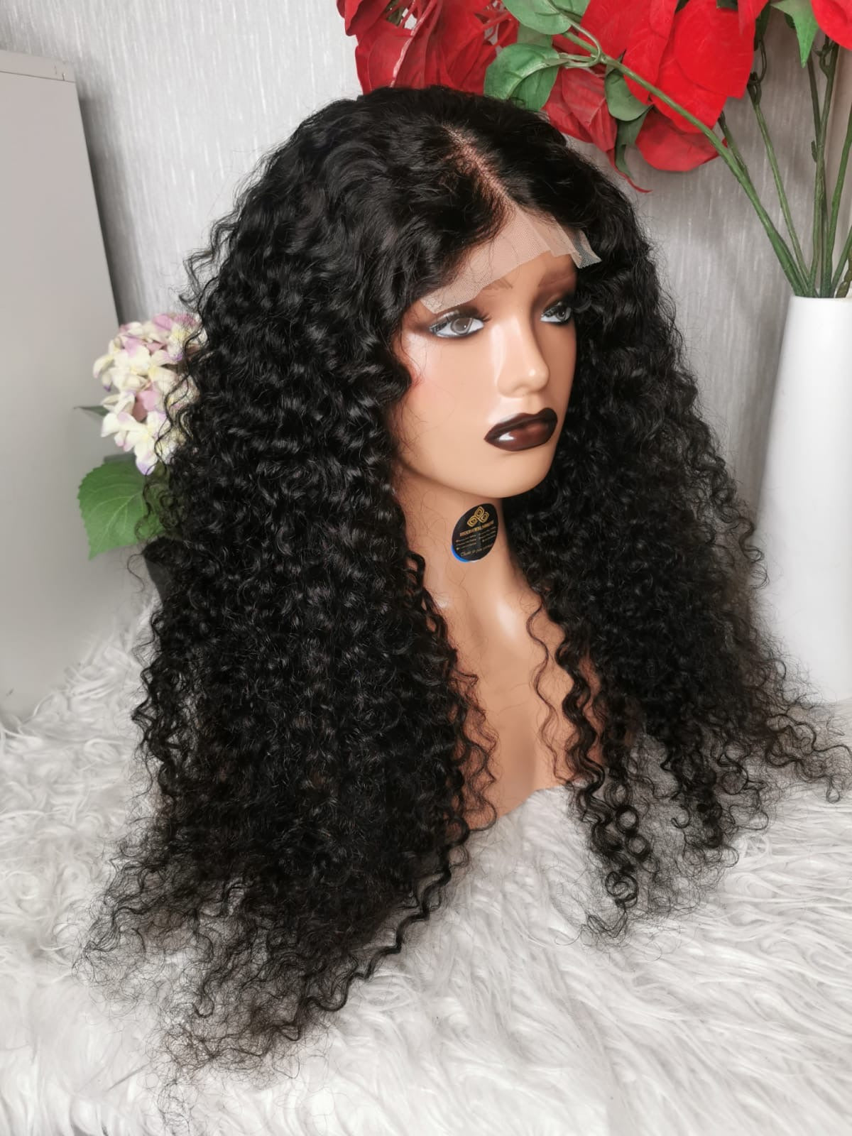 5x5 curly wig