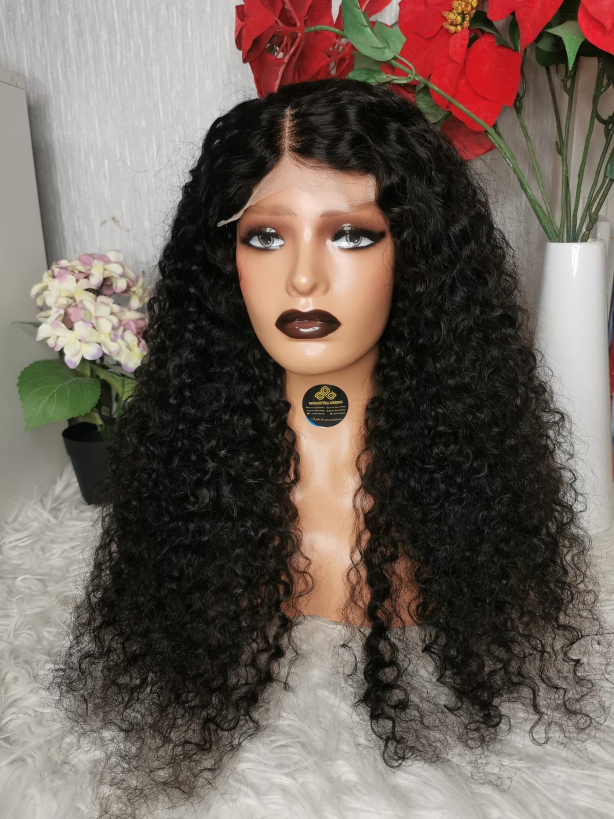 5x5 curly wig