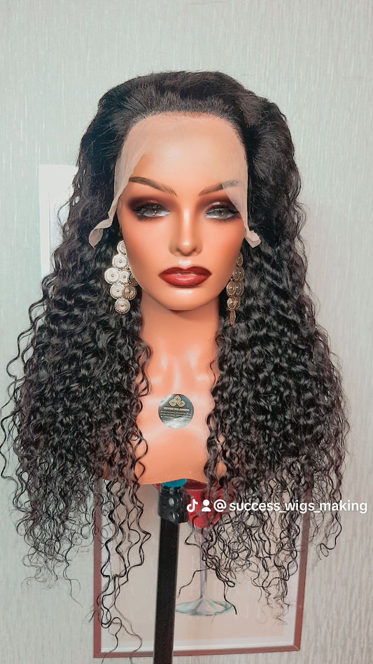 Water wave frontal wigs